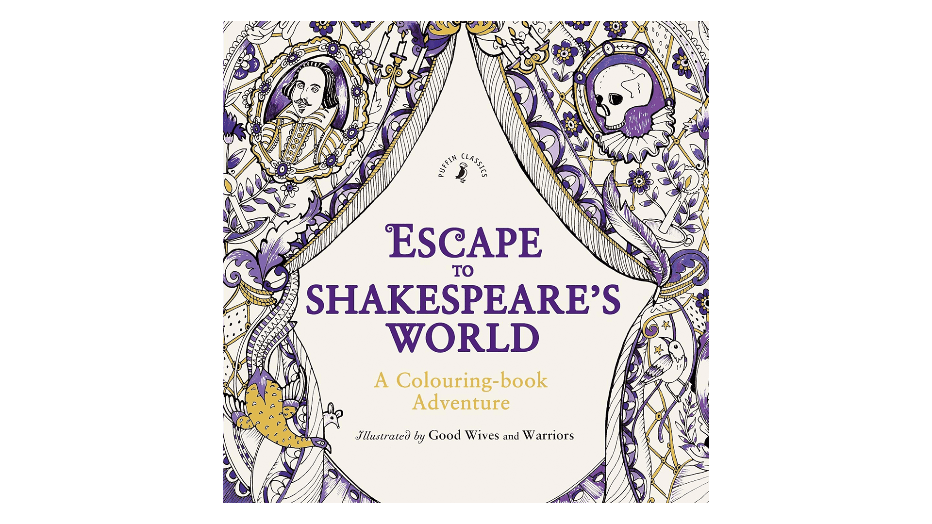 Literary colouring book writers' gift
