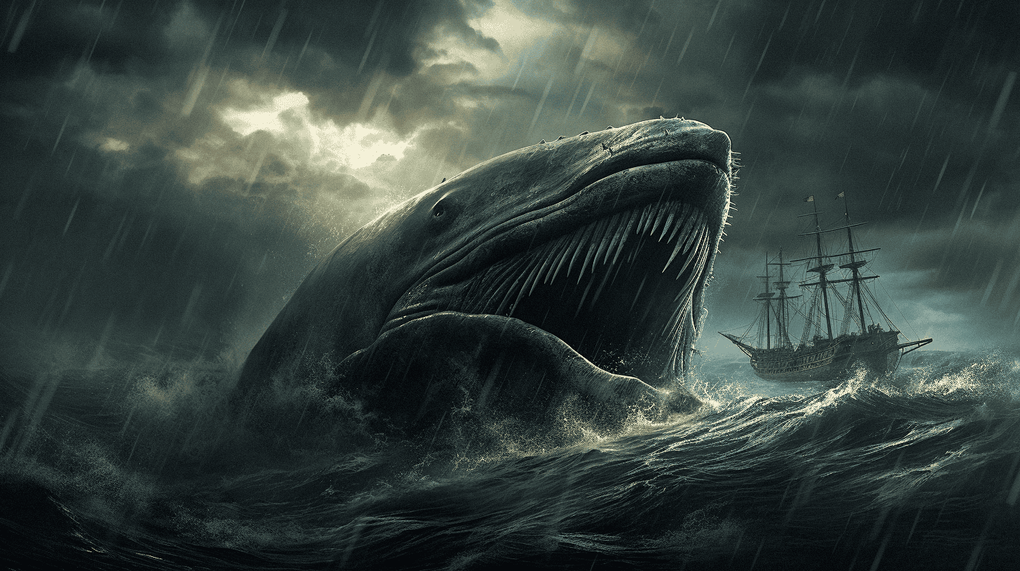 moby-dick, rising from the sea, what is a villain moby-dick, rising from the sea, what is a villain