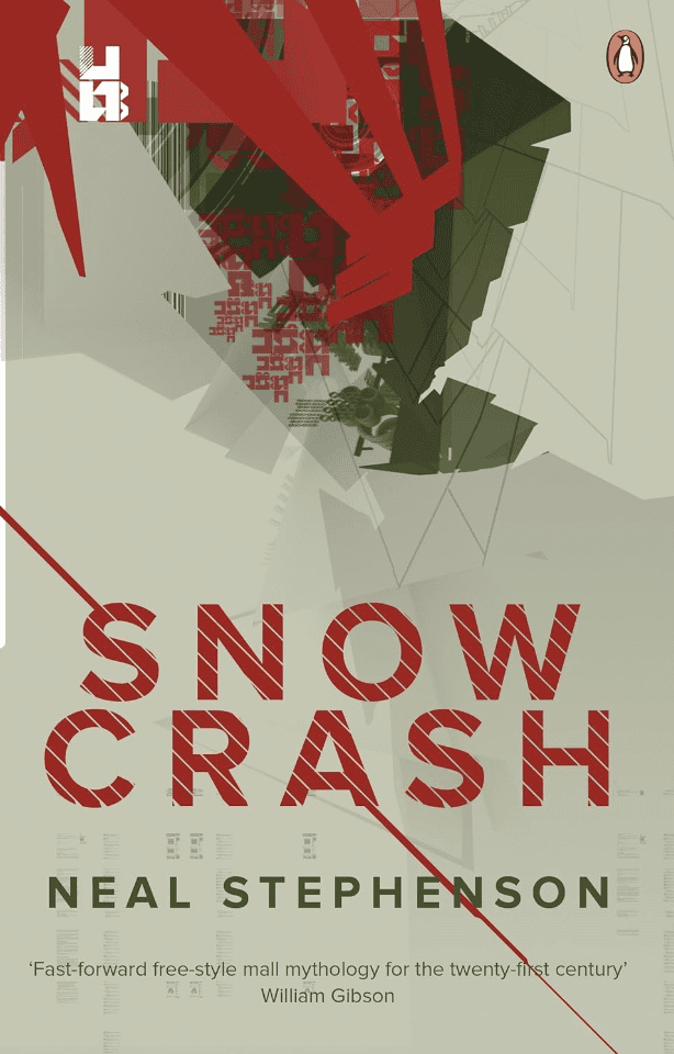 Snow Crash by Neal Stephenson, book cover